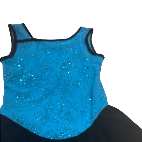 Figure Skating, gymnastics, Dancewear performance dress. Girls large - Picture 4 of 7